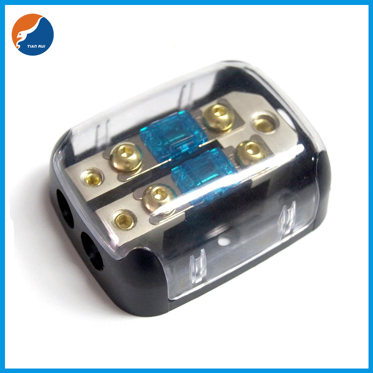 Modified Vehicle Car Automotive Auto Audio Power Box 2 Way Mini ANS MIDI Fuse Holder