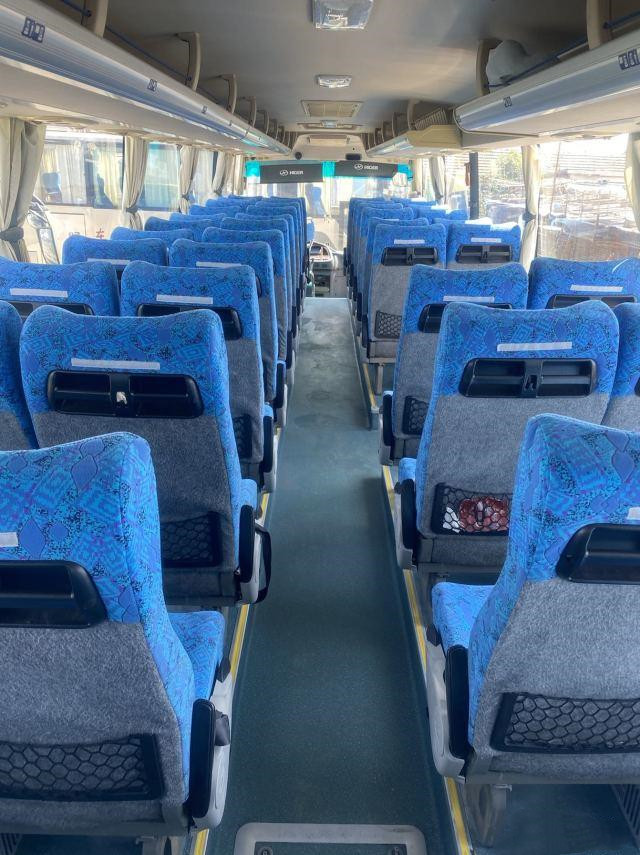 Used Coach Bus Higer Brand KLQ6115 51seats Weichai Rear Engine Airbag Chassis Double Doors Left Steering
