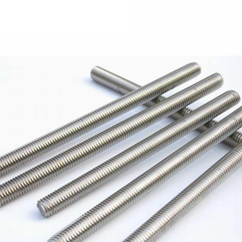 Custom High Strength 8.8 Grade Carbon Steel Threaded Rod M10 Full Thread Stud Black Zinc Plating Rod M2-M24 with Plain Finish