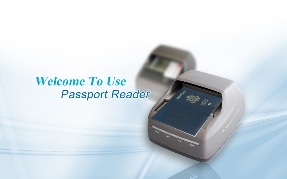 Visible Illumination Sinosecu e-Passport Reader and Scanner with 24 Bit Colour Depth