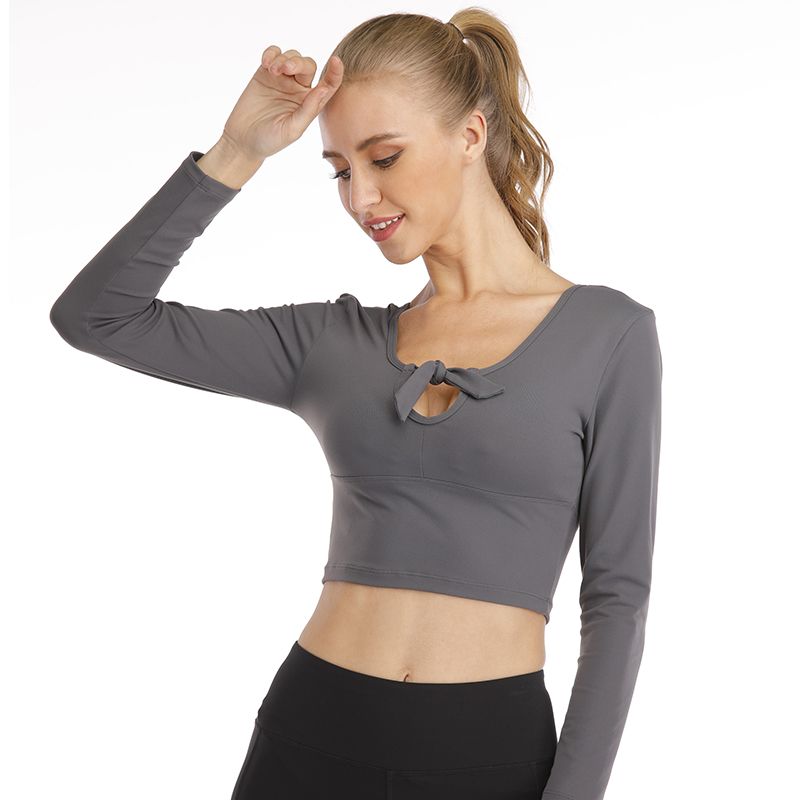 women's Loosed Breathable Yoga T-shirt long Sleeve Dry Fit Running Shirt