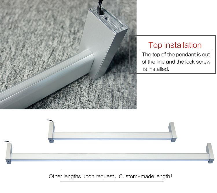 Luminous Efficiency 80lm/w 12V Sensor LED Hanging Rail Rod Cabinet Closet A3176