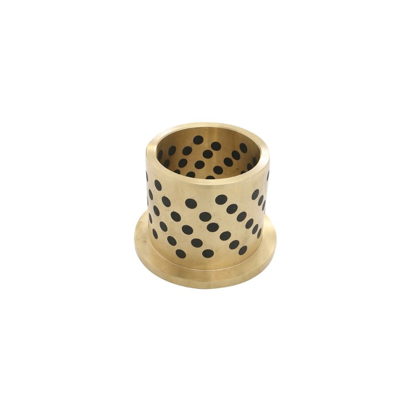 CuAl10Fe5Ni5 Bronze Bearing Slide Plate with Graphite Insert for Self-Lubrication