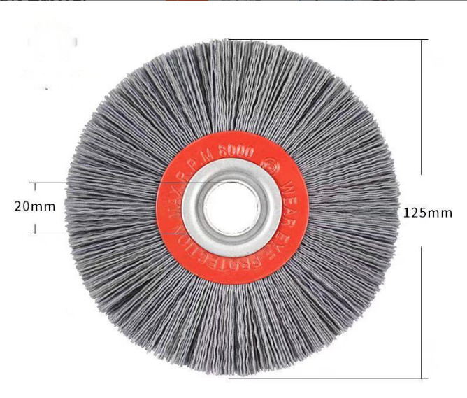 150mm OD Nylon Abrasive Circular Deburring Brushes