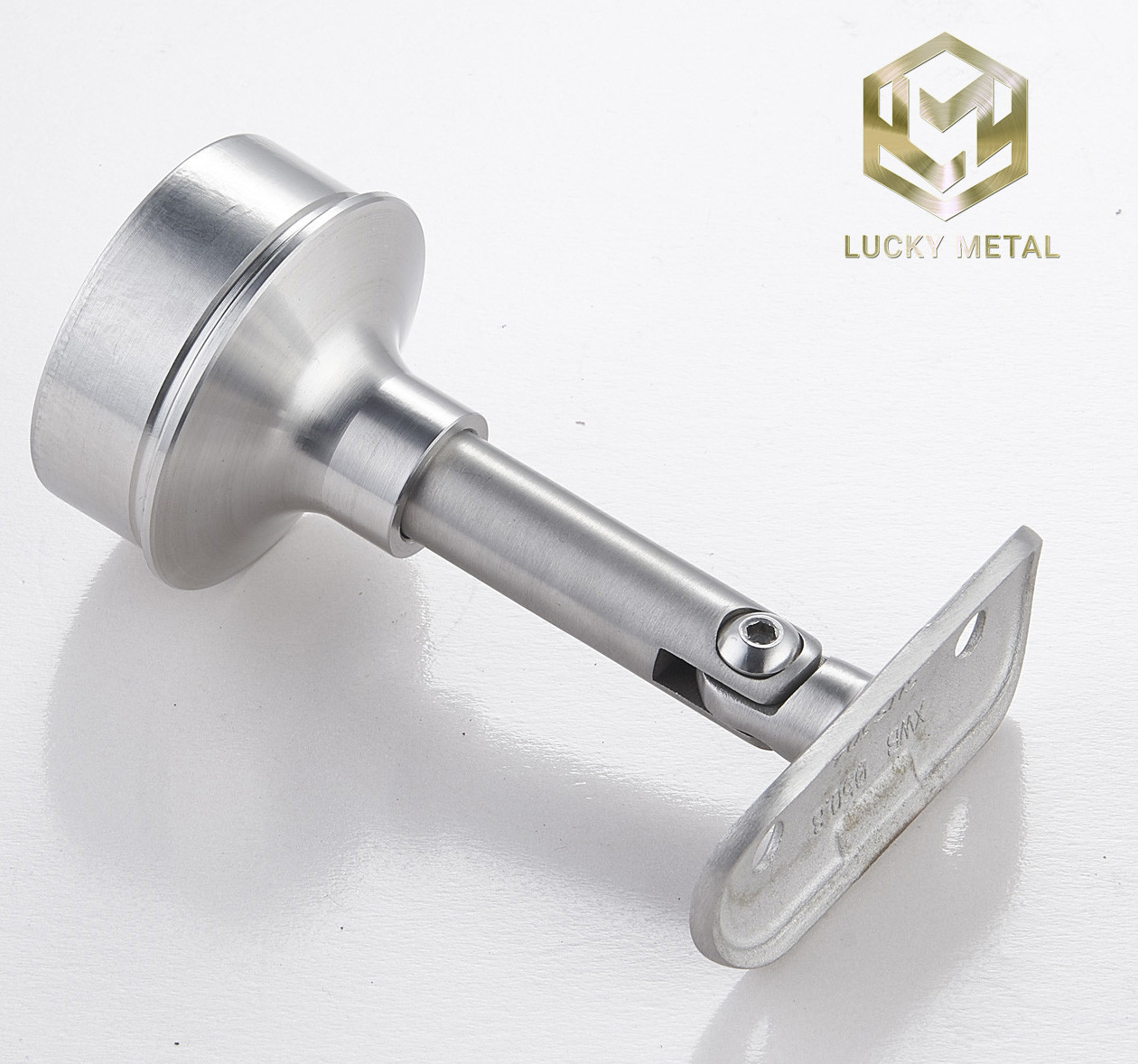 Railing Accessories Hot Sell 304 316 Inox Round Tube Stainless Steel Handrail Bracket Glass Bracket Handrail Support