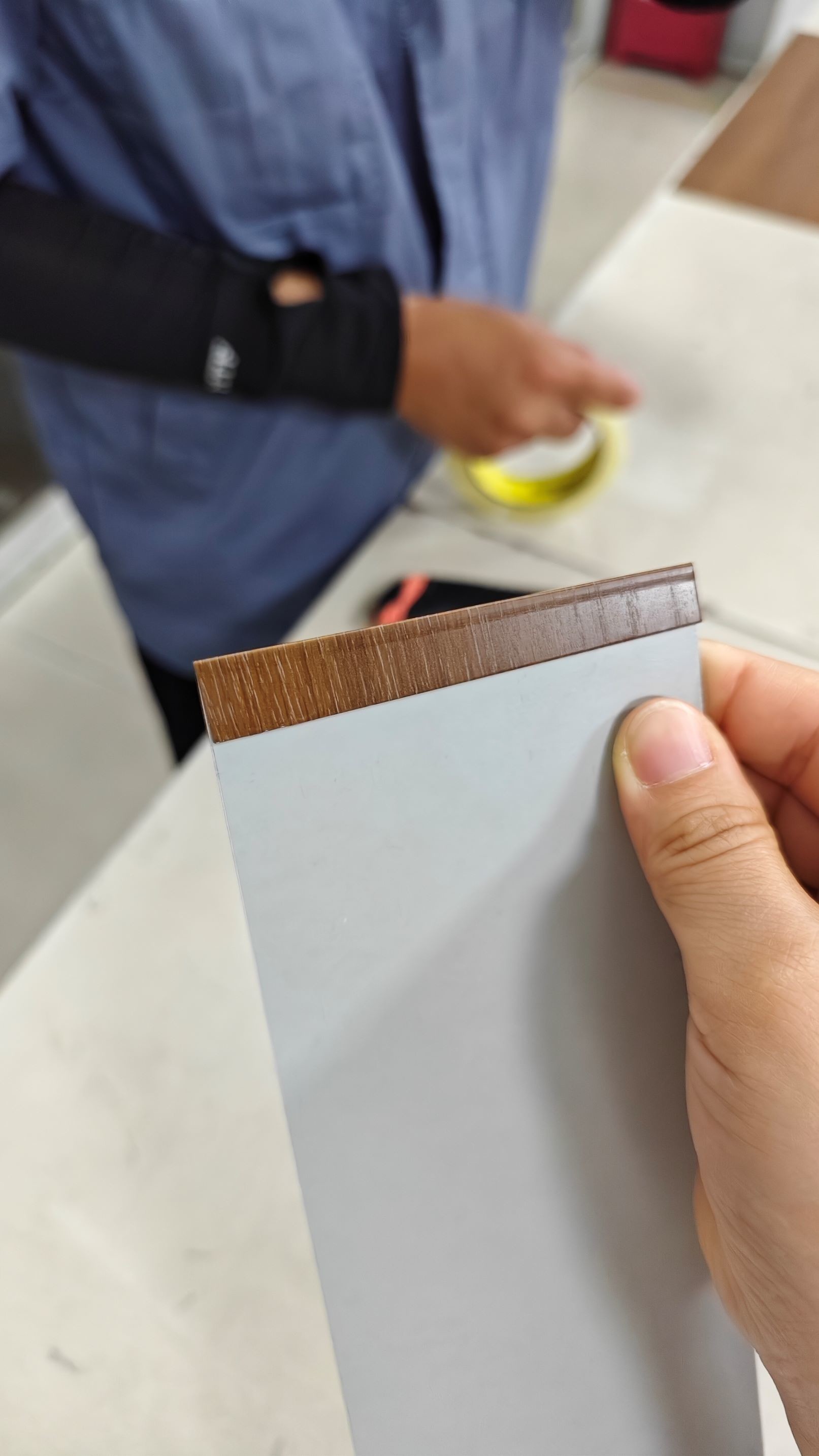 Grade 50 HDP 0.60mm Walnut Painted Galvalume Steel Coil