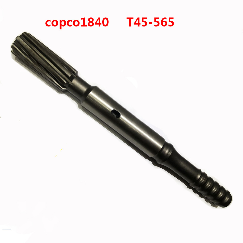 Tamrock HL500/HL560S Shank Adapter With Length 500mm T38 Threaded Black Color