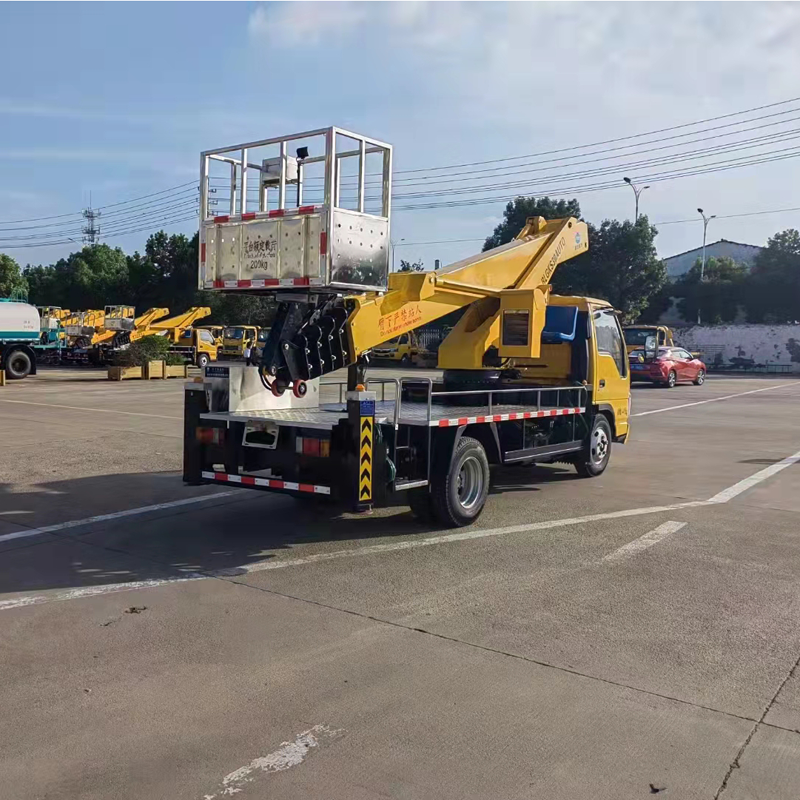 Isuzu Single Row Telescopic Arm High-altitude Operation Truck Overhead-working-truck aerial Platform Truck