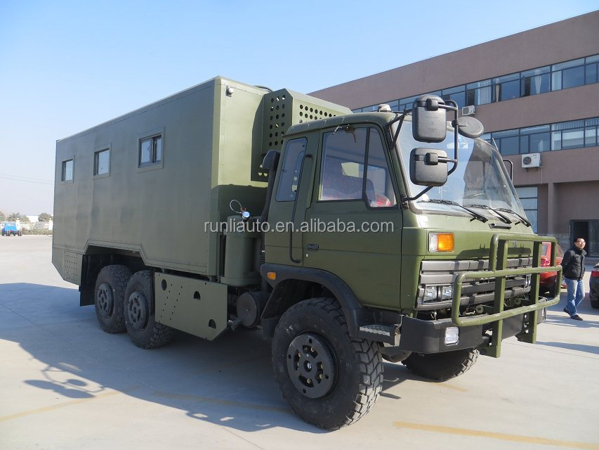 Dongfeng 6x6 All Driven Cargo Van Truck Mobile Food Truck GB17691-2005
