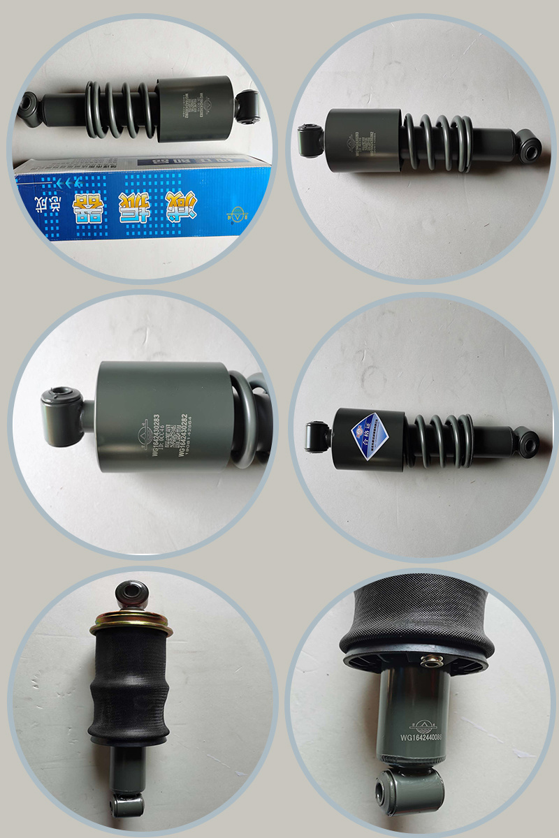 China Manufacturer Wg1642430283 HOWO Cab Rear Air Suspension Parts Shock Absorber