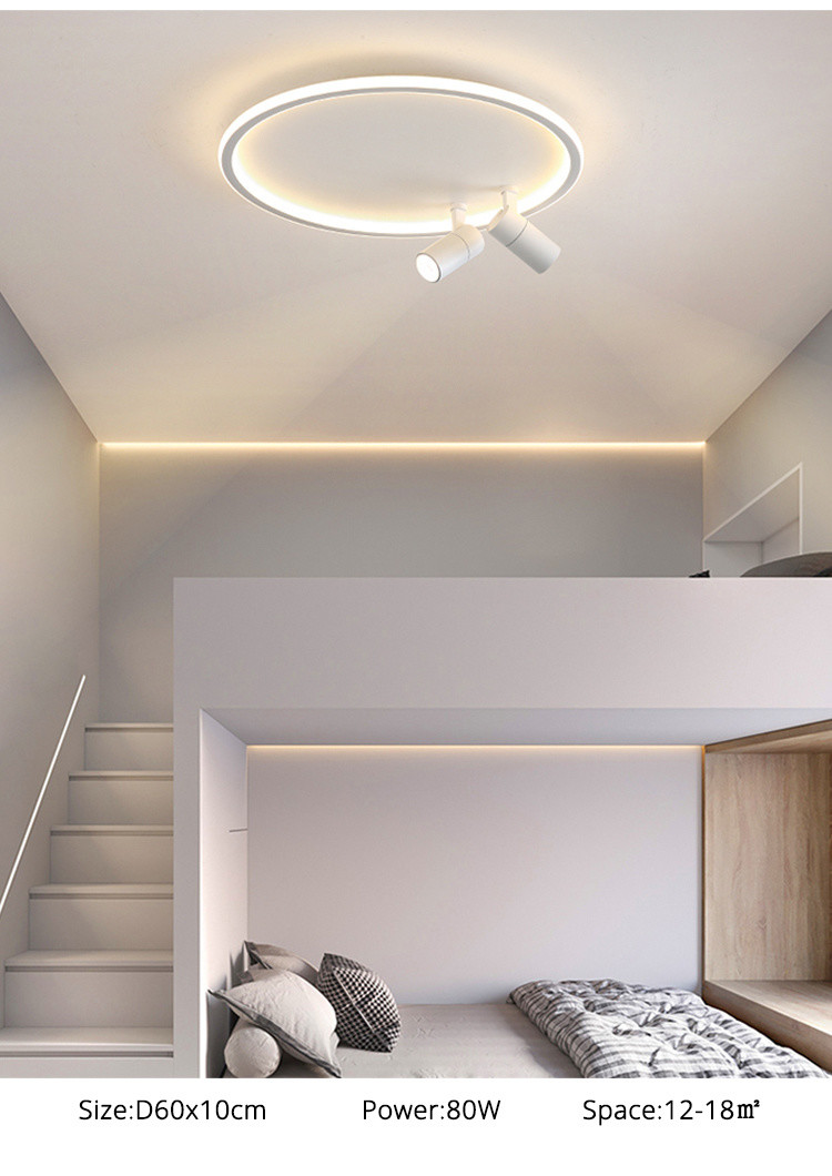 Simple LED Ceiling Lights For Home Entrance Balcony Living Room Bedroom Indoor Round Ceiling Lights（WH-MA-223）