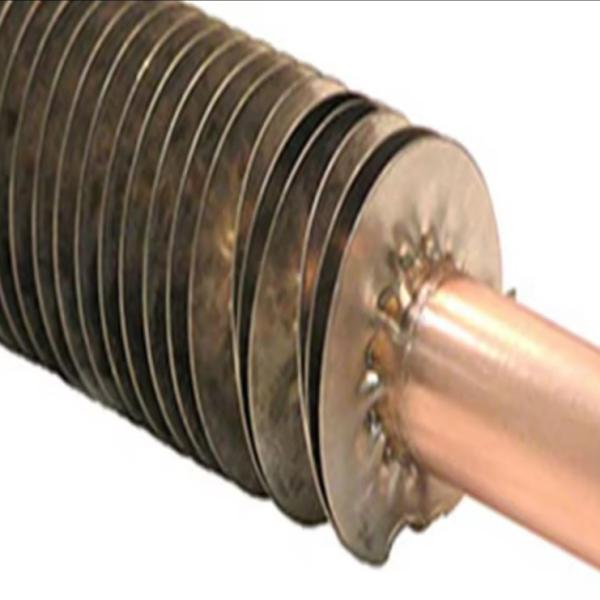 DELLOK Pressure Embedded Fin Tube 200℃ Heat Transfer Plain Grooved Welded Fin