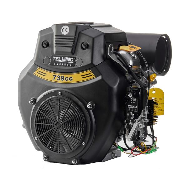 Wooden Hull Boat Electric Marine Gasoline Engine 2 Cylinder 545*485*495 Stroke 4
