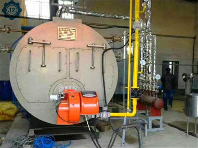 High Efficiency PLC Automatic Diesel Oil Gas WNS Industrial Steam Boiler For Heating Asphalt