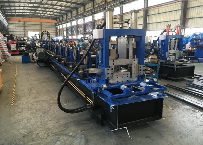 3mm C Shape Plc Purlin Roll Forming Machine 5.5kw
