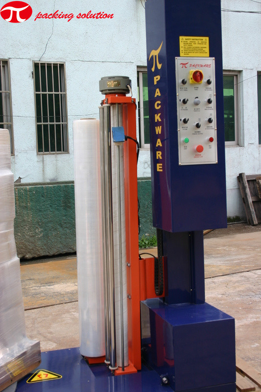 Heavy Duty Pallet Wrapper PLC Control Stretch Film Pallet Wrapping Machine