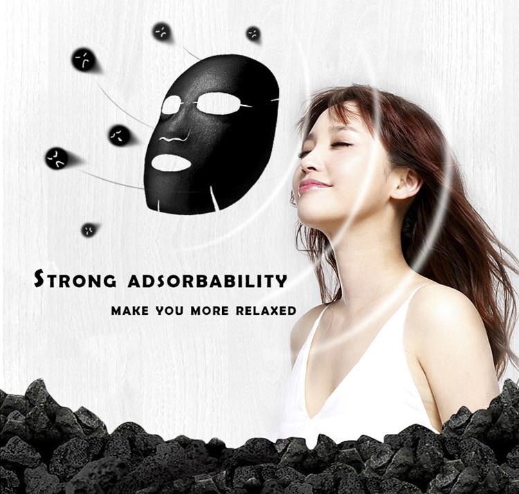 OEM dry 50gsm soft and strong fabric Bamboo charcoal mask face sheet dry bio cellulose face mask
