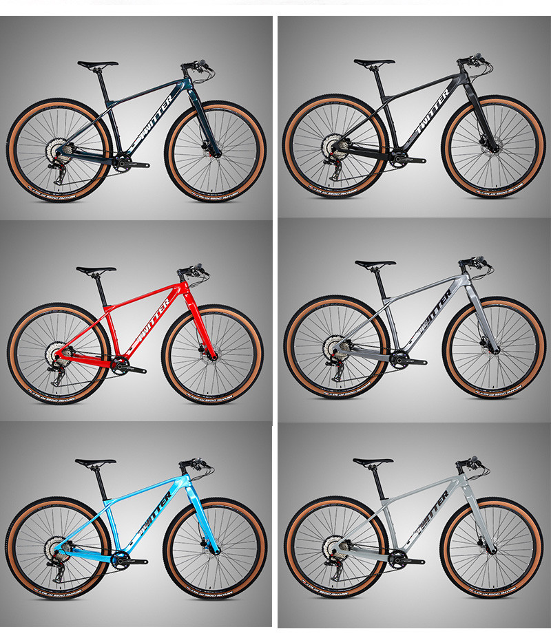 TWITTER T800 Carbon Fiber Mountain Bike SX-12 Speed Groupset hydraulic disc brake
