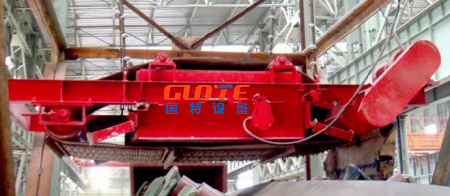 RCYD-5 Self Cleaning Permanent Overband Magnetic Separator for Thick Materials 150mm