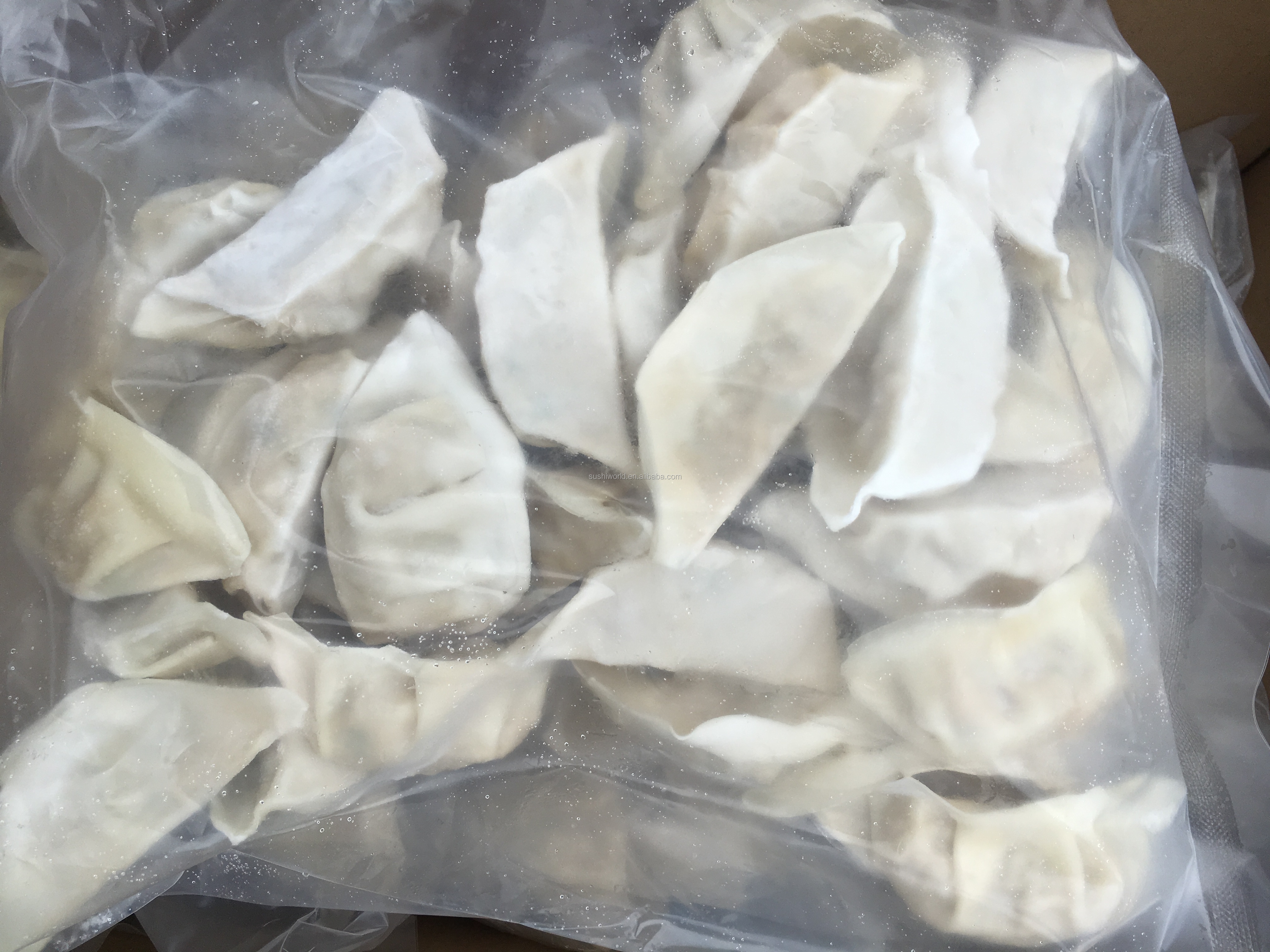 0% Alcohol Content Frozen Dumplings Hot Japan Sushi with Shrimp Chicken and Vegetables