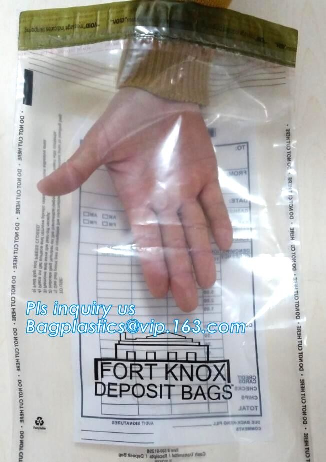 Document safe tamper proof bank deposit bag, Steb Plastic Money Pe Bank Deposit Coin Security Pouch Bags With Seal For C