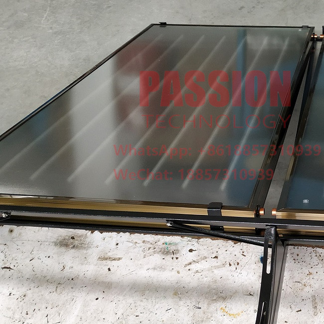 2m2 Blue Flat Plate Solar Collector 100L Flat Panel Solar Water Heater