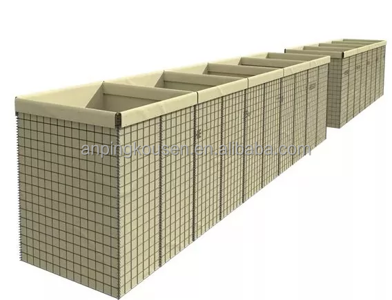 Hot-dipped Galvanized Welded Mesh Bastion Barrier for Security and Protection