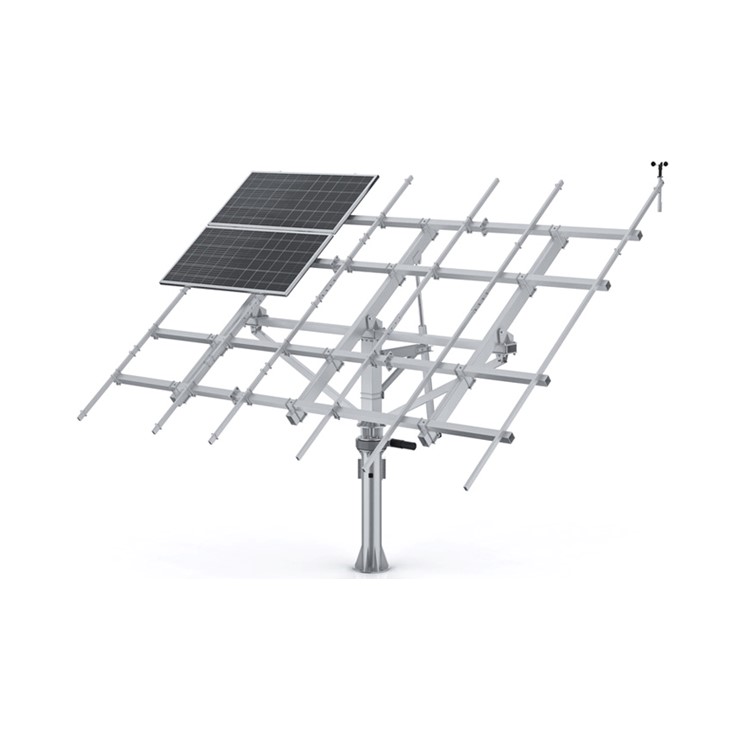 Dual Axis 5Kw Solar Panel Tracking System Two-Axis with Slewing Drive Efficient Solar Panel Tracker