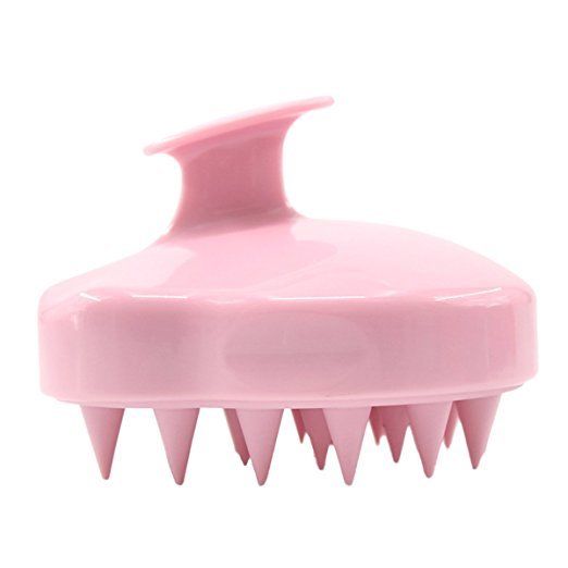 Handy Personal Massager Scalp Scrubber Shampoo Brush Nano Silver Head