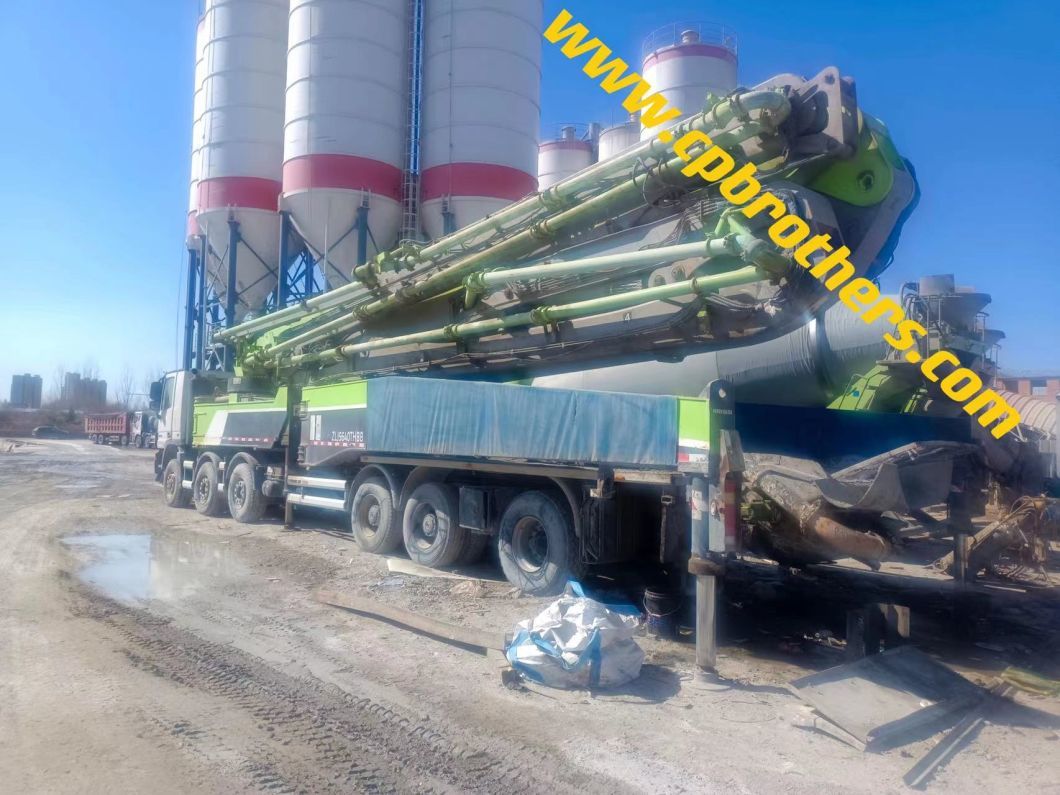 Used Concrete Pump Truck 73m Zoomlion Heavy Equipment Truck Mounted Pump