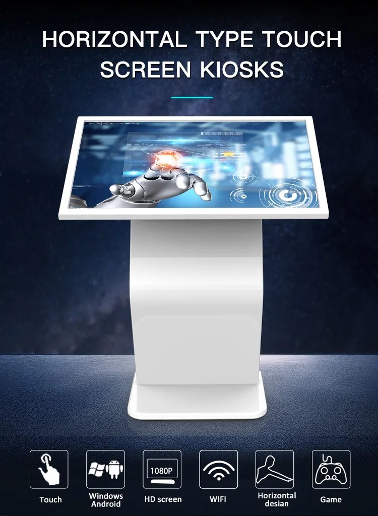 Exhibition Hall Interactive Self Service Kiosk 21.5 32 43 55'' Android Windows