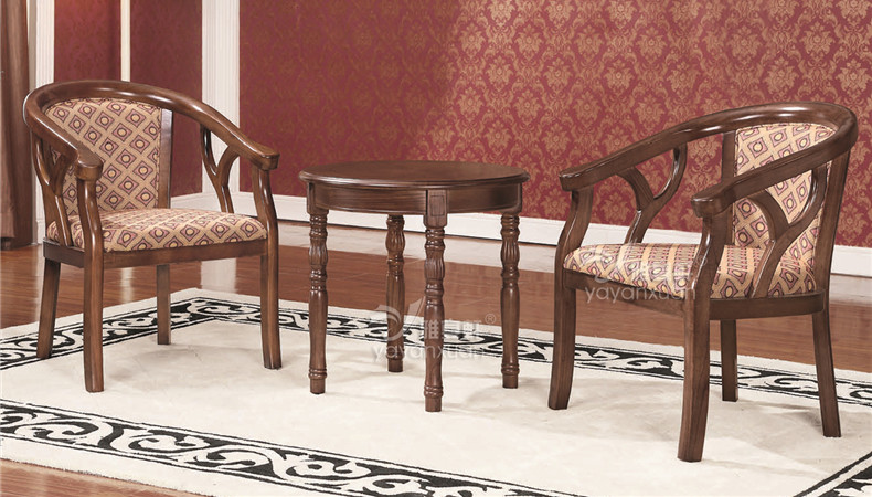 Reception Waiting Chairs WIth Wooden Material For Sale With Competitive Price (YW-35)