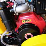 Compact Road Cutting Machine 15-25HP Gasoline / Diesel Mobile Concrete Saw