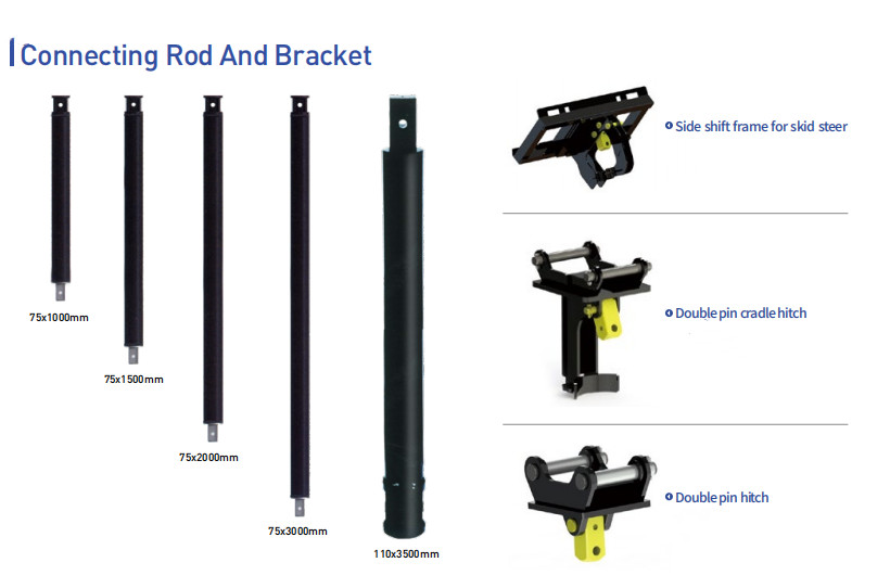DaYan.HB Mini Post Hole Digger For Backhoe 190mm Excavator Earth Auger