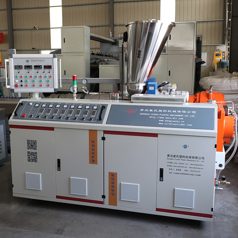 PE HDPE LDPE PPR Plastic Water Gas Oil Supply Pipe Tube Extrusion Production Line Single Screw Extruder Pipe Making Machine