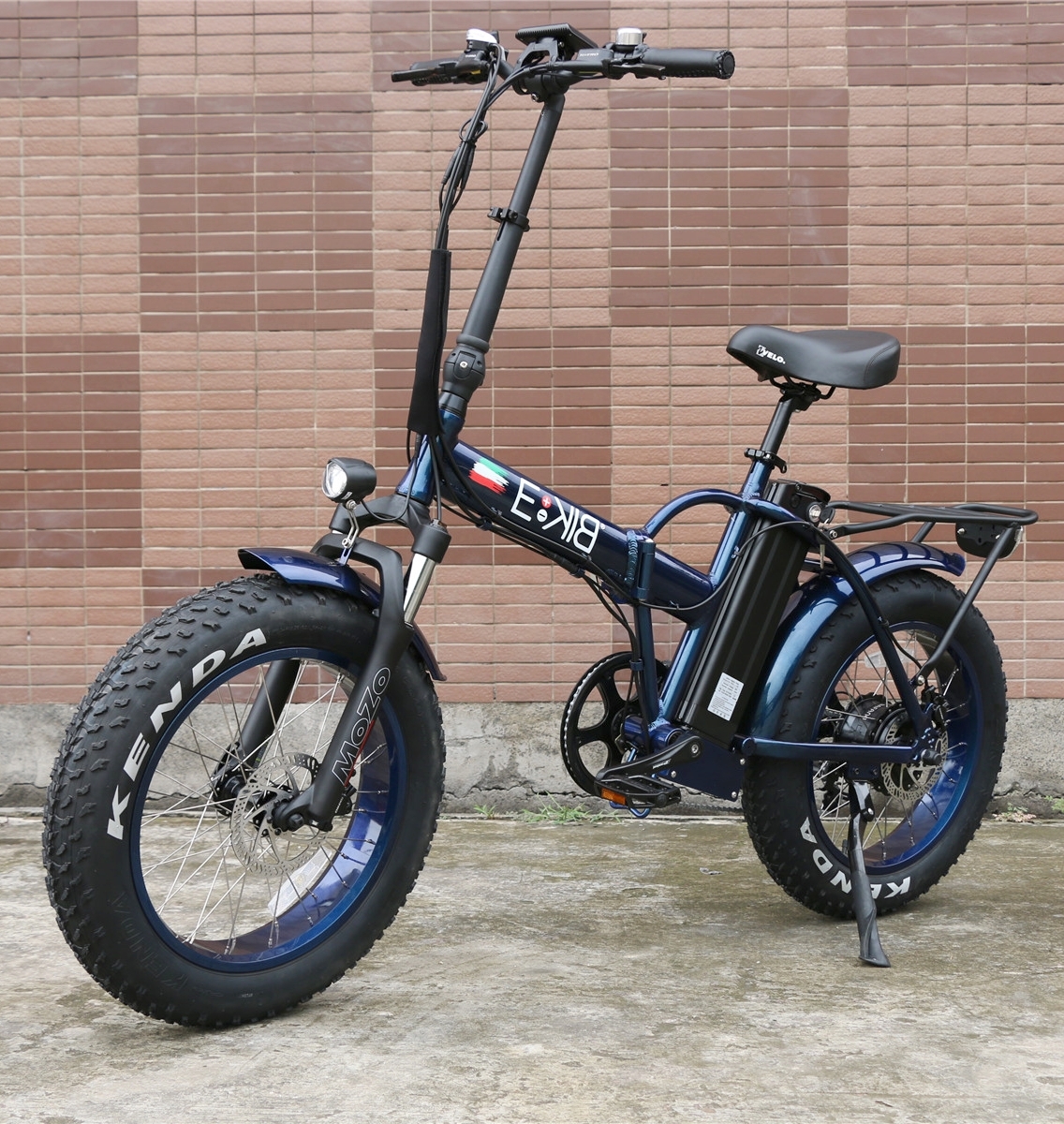 MOZO Suspension Fork 250W Bafang Hub Motor Fat Tyre Folding Electric Bicycle Free Shipping