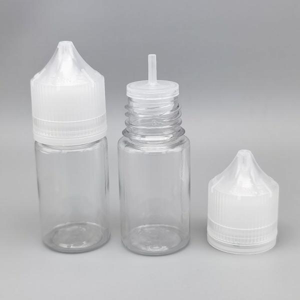 30ml PET Plastic Packaging Empty Plastic Cap Liquid Oil Squeeze Dropper Bottle