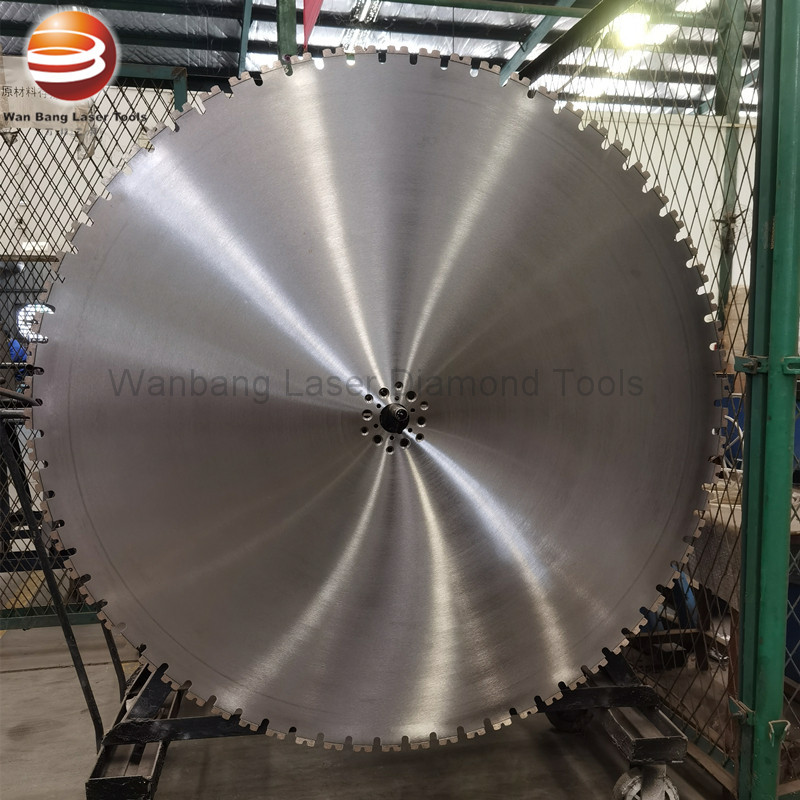 Reinforced Demolition Concrete Wall Saw Blade Laser Welded 1400mm