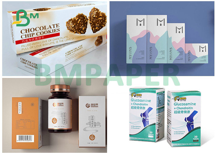 14PT 16PT Ultra White High Bulk Single Sided Coated Food Cardboard 