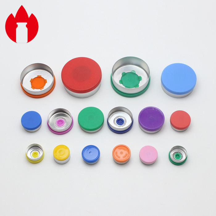 Vial Caps 13mm 20mm 32mm Pharmaceutical Aluminum Plastic Flip Off Vial Cap