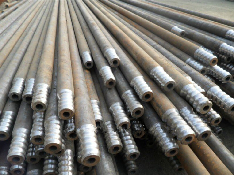 Blast Hole Threaded Drill Rod R32 / R38 / T38 / T45 / T51 for Rock Drilling Machine