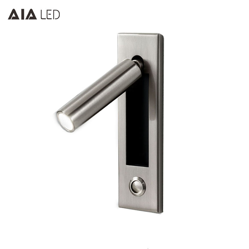 Contemporary adjustable led reading wall light hotel bedside wall light headboard wall light for villa project