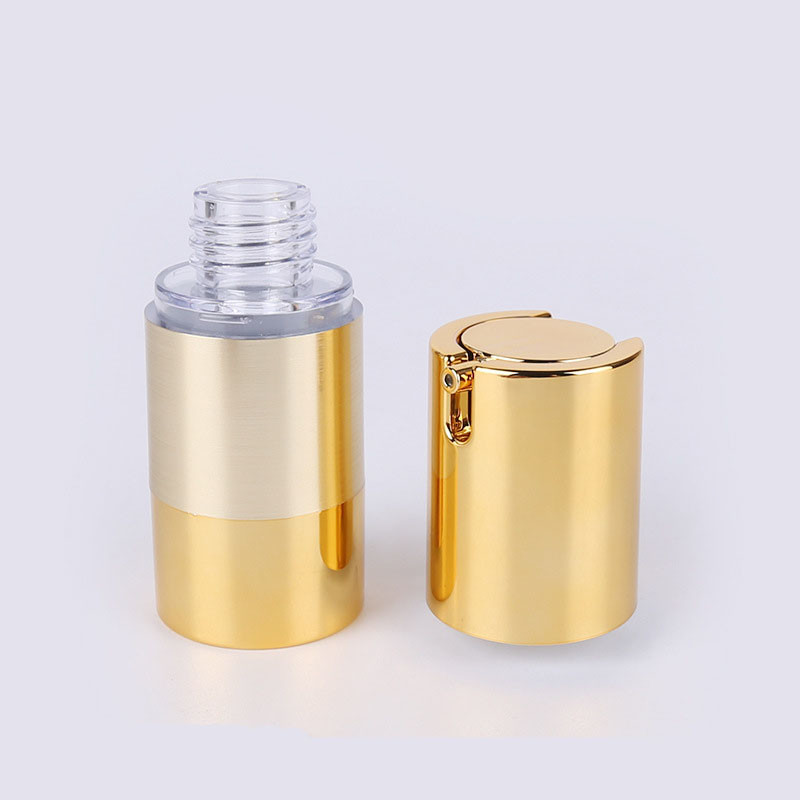 RTS Plastic Lotion 1.7oz Airless Cosmetic Bottles