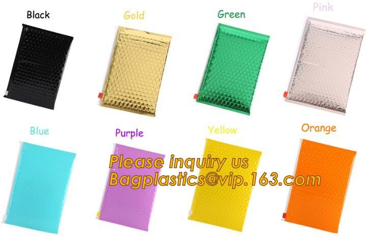 Custom Bubble Zip lockkk Packaging Bag Slider Padded Bag,Anti Shock Plastic PE Material Mailer Zip Lock Padded Bag /Slider