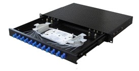 Stable Telecommunication Distribution Box , Splitter Distribution Box 430×300×1U