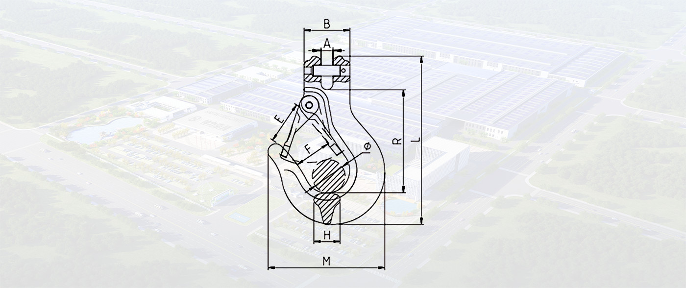 SLR564 -G80 UK TYPE CLEVIS HOOK
