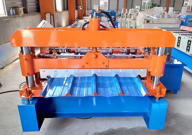 13 Step Sheet Metal Roll Forming Machines Material Thickness 0.3-0.8mm Coil Width 1000mm