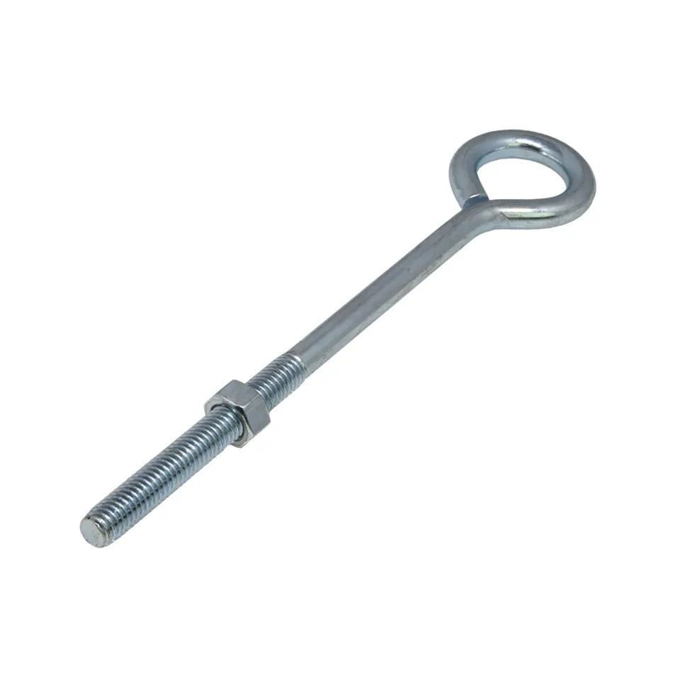 Zinc Plated Stainless Steel Eye Bolts Fasteners Nuts For Strong Holding