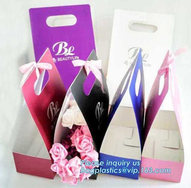 Customized Red Printed Kraft Paper Shopping Bag with Ribbon Handles and Bowknot,Kraft Paper Shopping Bag with Kinds off