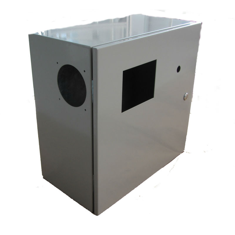 Custom Electronic Instrument Housing Stamping Punching Bending Process with Shelf